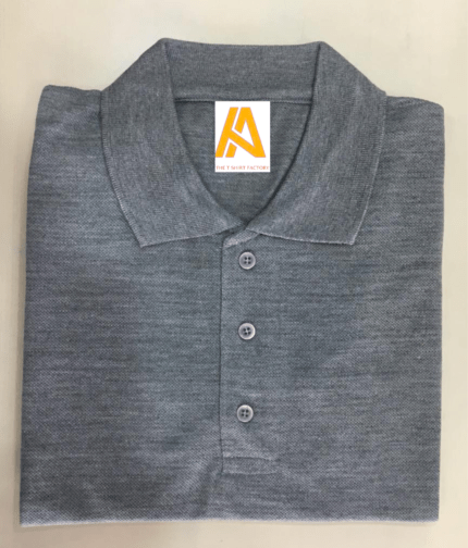 Grey Corporate Polo T-shirt